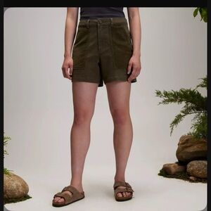 Olive Green Women's Shorts